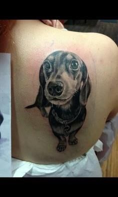 Interesting Dog Tattoo Idea
