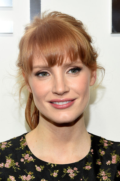 Jessica Chastain Simple Ponytail