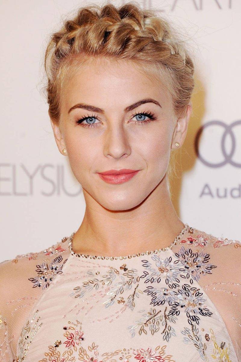 Julianne Hough Crown Braid