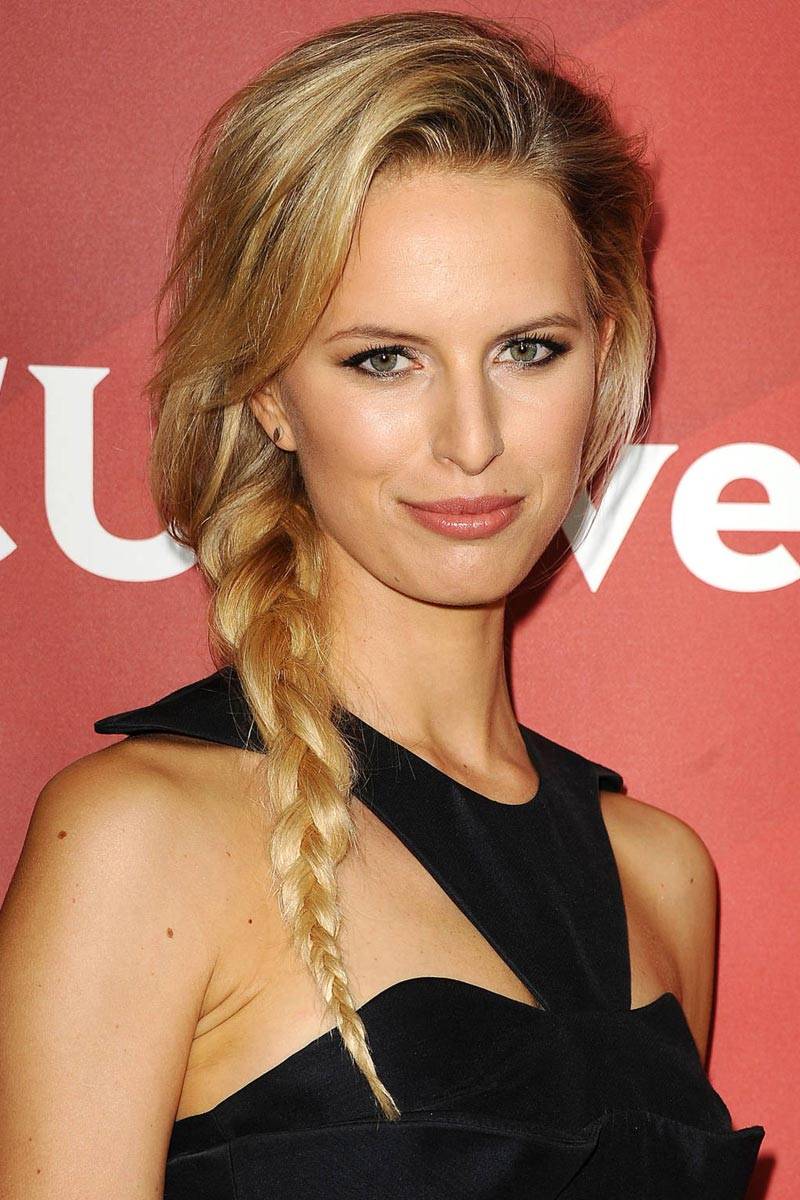 Karolina Kurkova Fishtail Braid