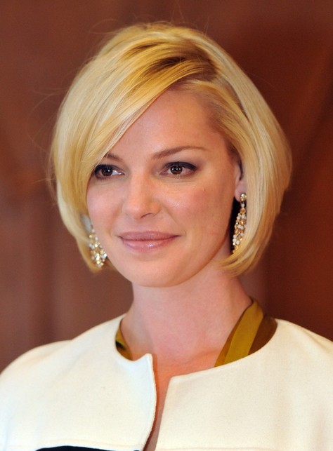 Katherine Heigl Short Straight Bob Haircut for Women