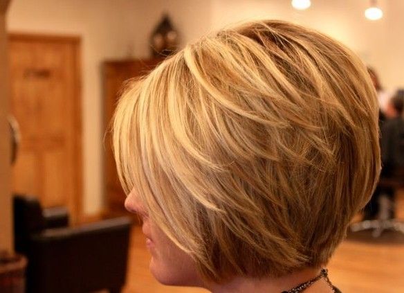 Layered Stacked Bob Haircut