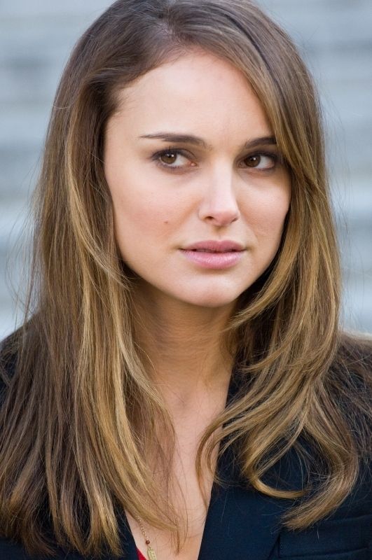 Long Straight Natalie Portman Hairstyle