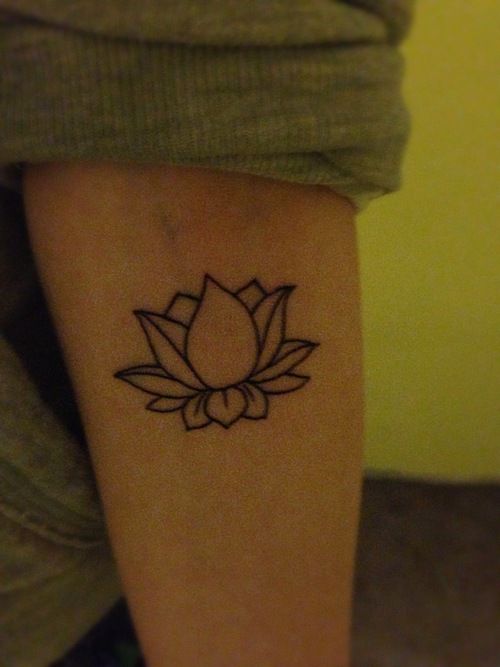 Lotus Flower Tattoo on Arm