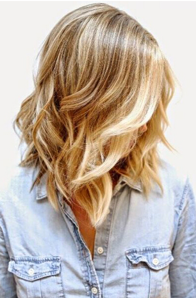 Mid-length Ombre Hair