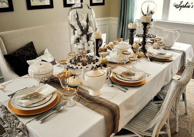 Modern Thanksgiving Table