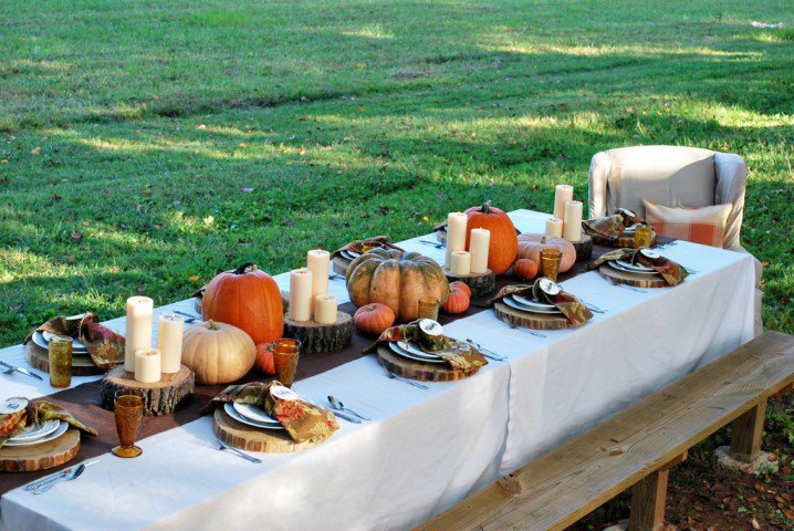 Outdoor Table on Glass