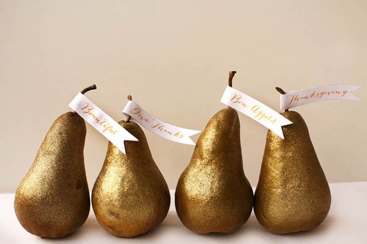 Pear Place Card