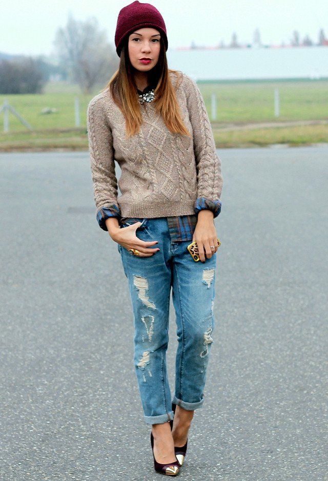 Pretty Knitwear Outfit Idea