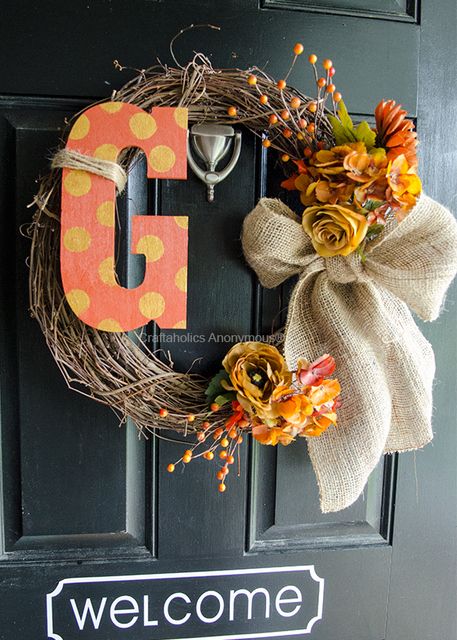 Pretty Thanksgiving Wreath