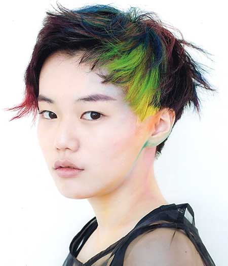 Rainbow Hair Color