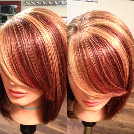 Red Hair with Highlights