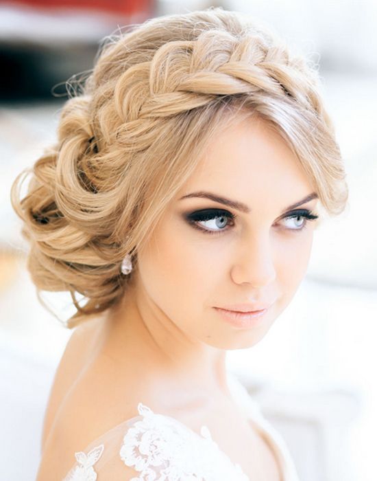 Retro Wedding Hairstyle With Braids