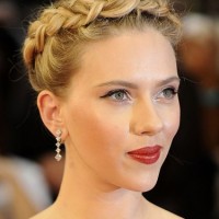 Scarlett Johansson Braided Hair