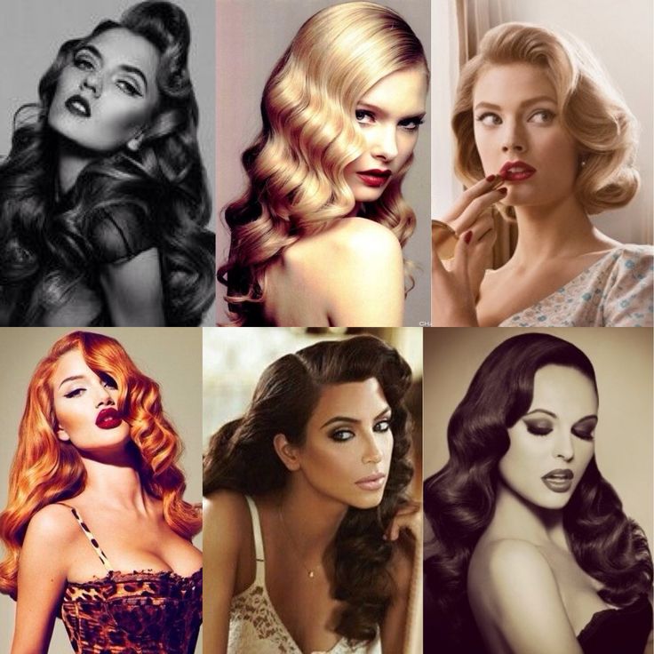 Sensual Retro Curls Hairstyle