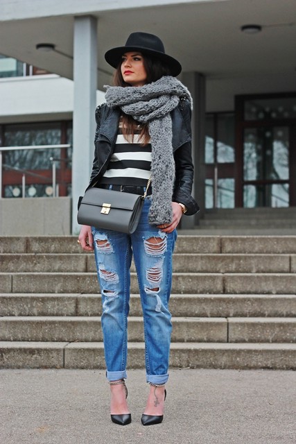 Street Style Outfit Idea for Winter 2015