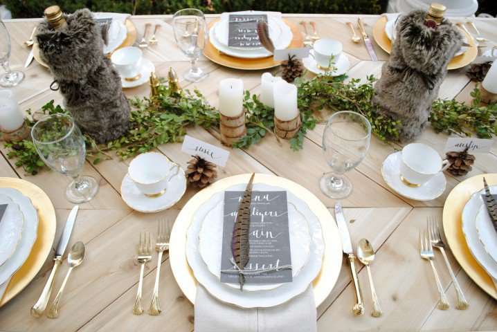 Stylish Thanksgiving Table