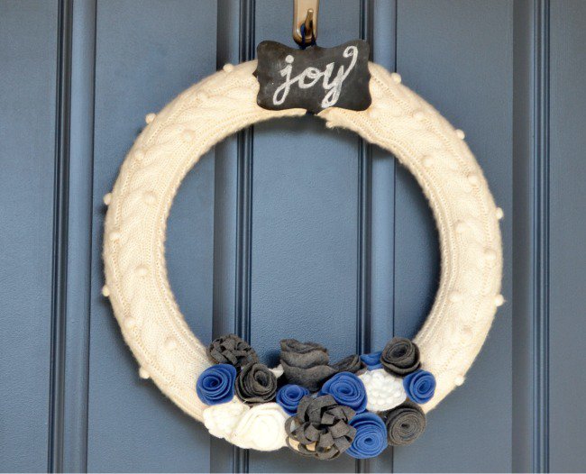 Sweater Wreath