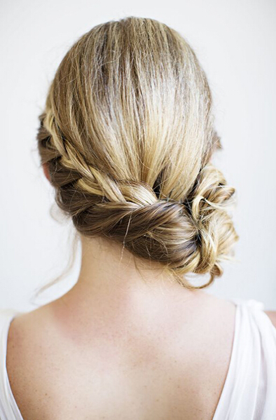 Twisted Braid Bun