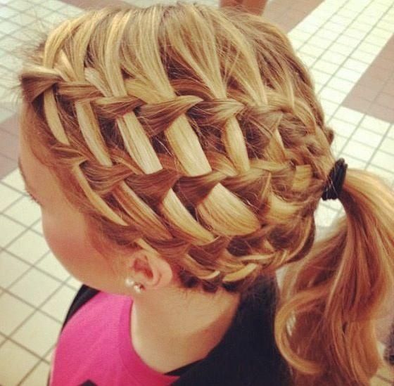 Waterfall Braided Pony for Little Girls