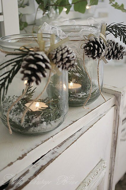 Winter Candle Holder