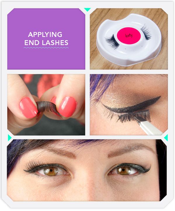 Applying End Lashes