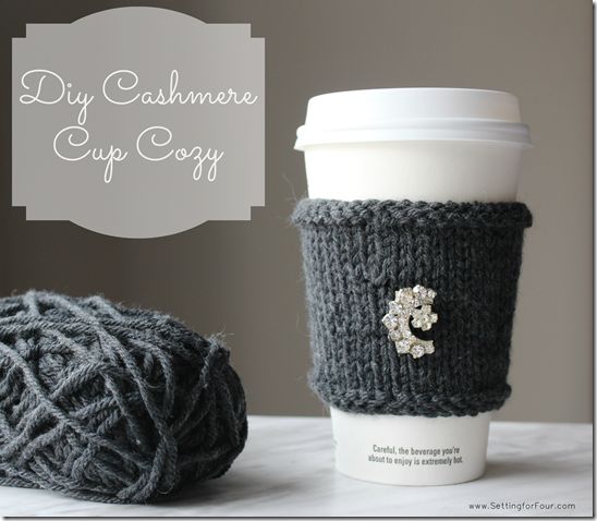 Cashmere Cup Cozy