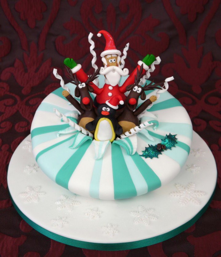 Christmas Cake Idea-Animals