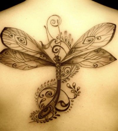 Cool Dragonfly Tattoo