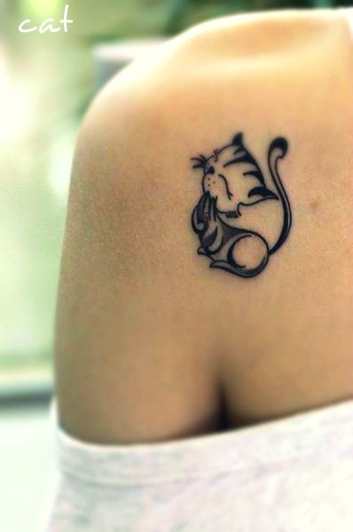 Cute Cat Tattoo