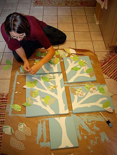 DIY Nursery Tree Wall Art