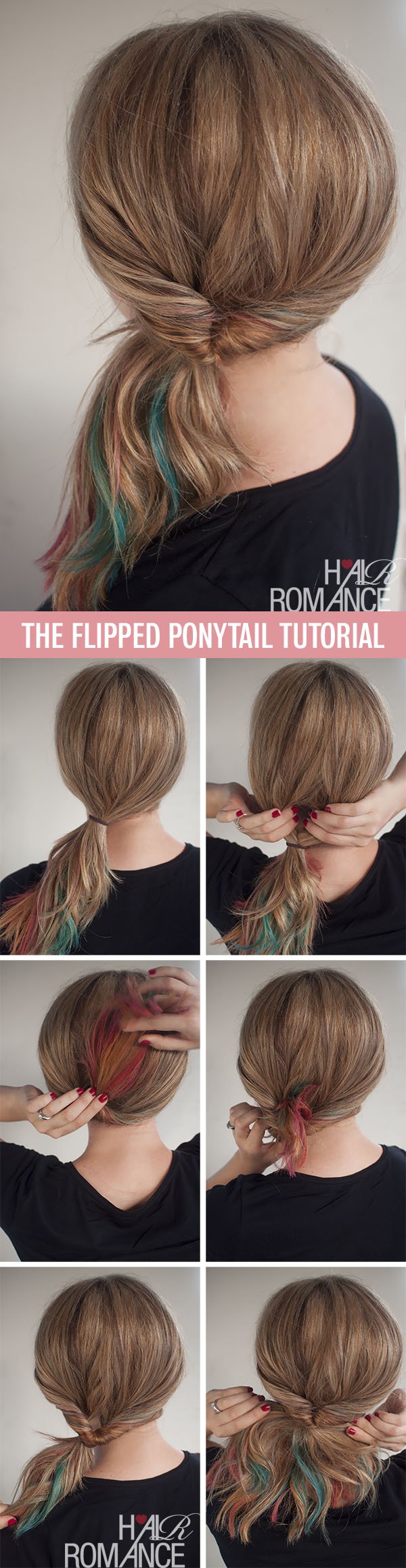 Flipped Ponytail