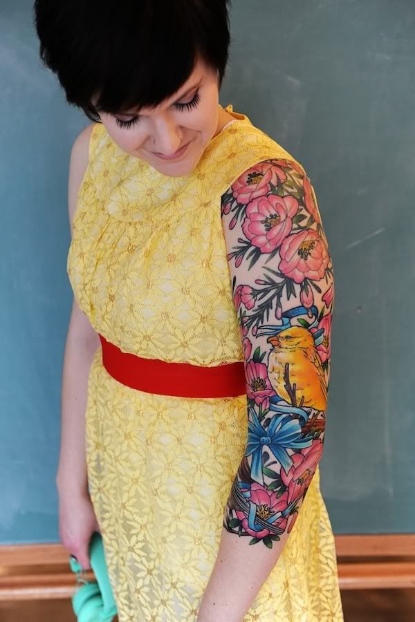 Floral Sleeve Tattoo