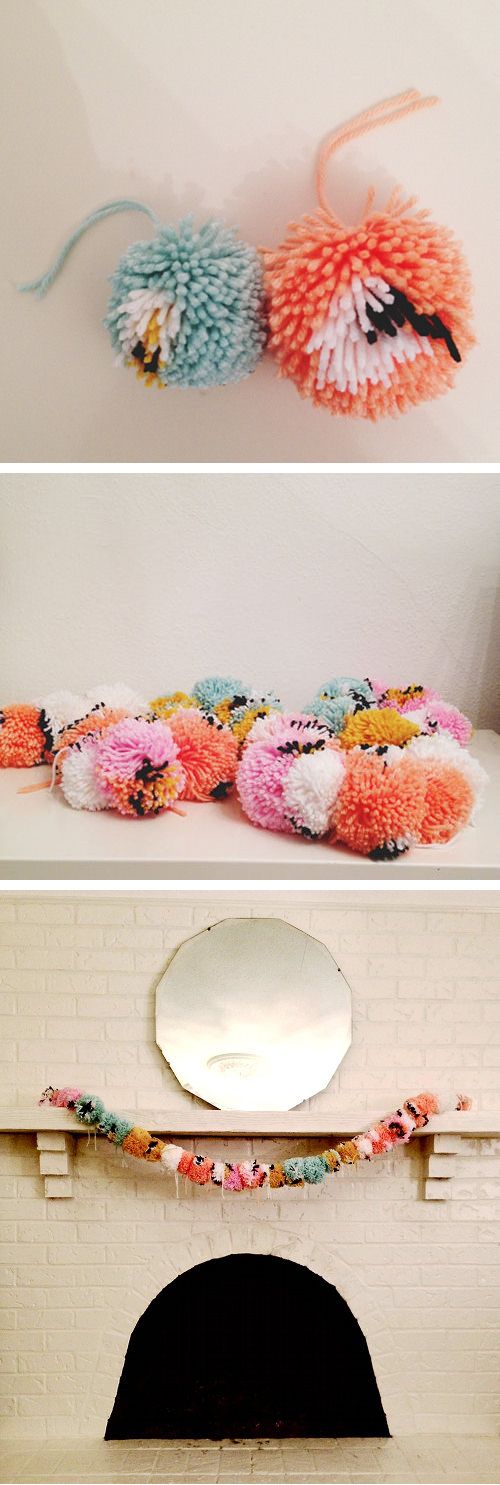 Funny Pom Pom Garland