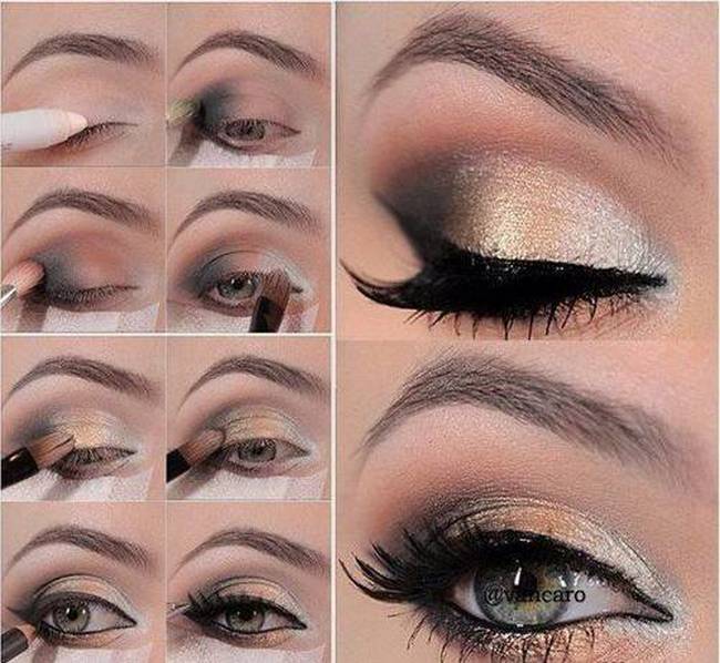 Golden Eye Makeup
