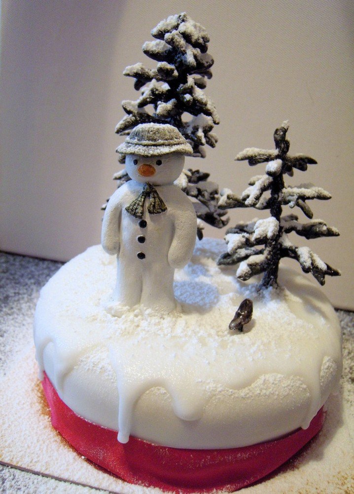 Pretty Snowman Cake Ideas for Christmas - Pretty Designs