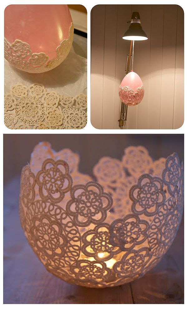 Lace Candle Holder