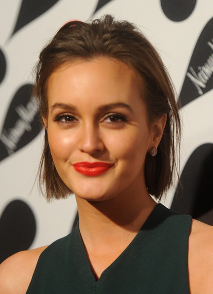 Leighton Meester Straight Bob