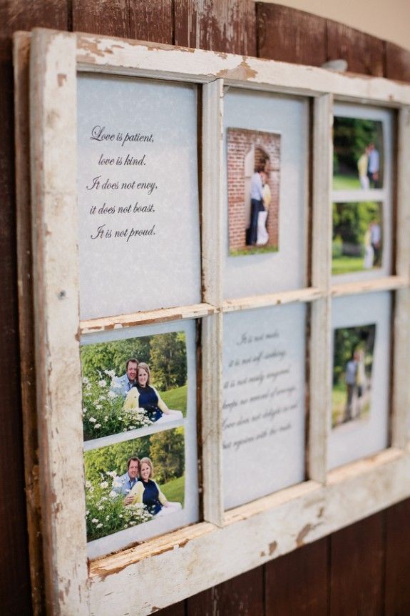 Old Window Photo Frame