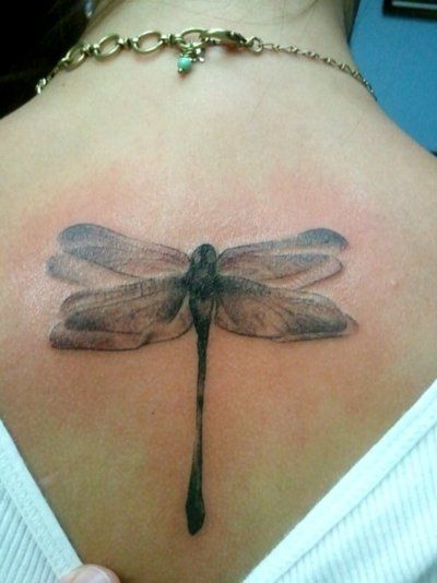 Pretty Dragonfly Tattoo