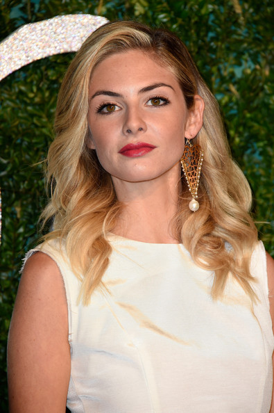 Tamsin Egerton Deep Side Part