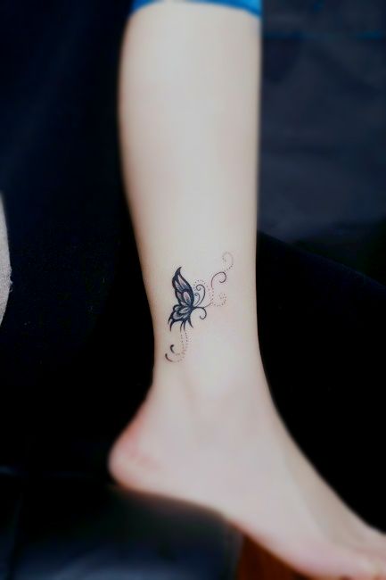 Tiny Butterfly Tattoo