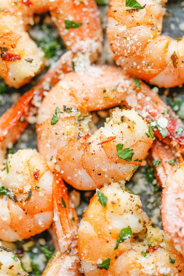 Garlic Parmesan Roasted Shrimp