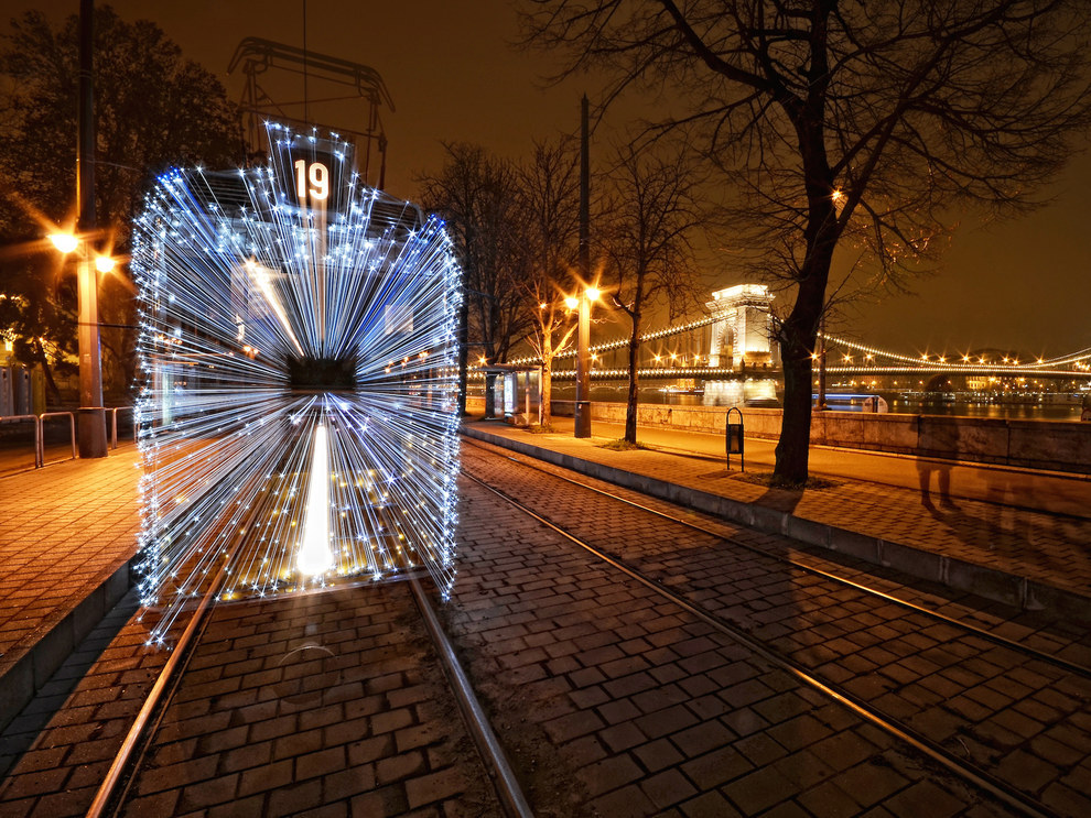 Winner, Age 16–25 – "Christmas Tram" by Szabolcs Simo