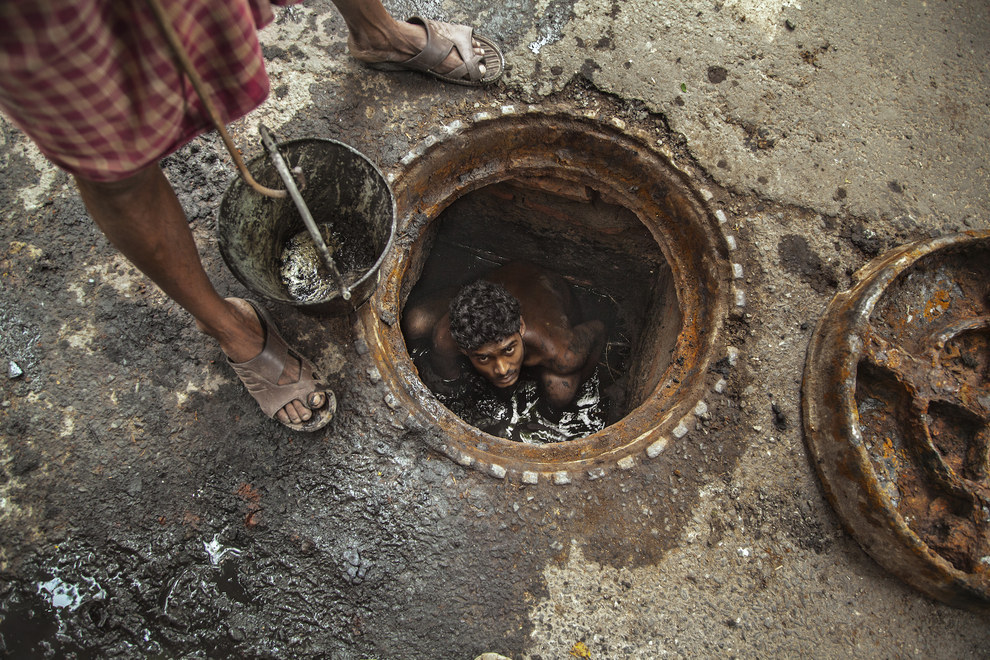 "Sewage Worker" by Sujan Sarkar