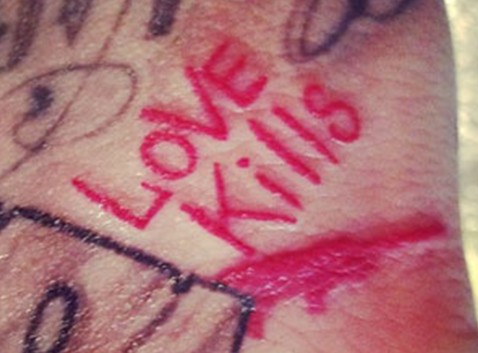 Ash Costellos Tattoos - Love Kills