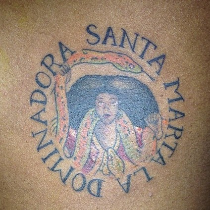 Azealia Banks tattoos – Santa Marta Tattoo