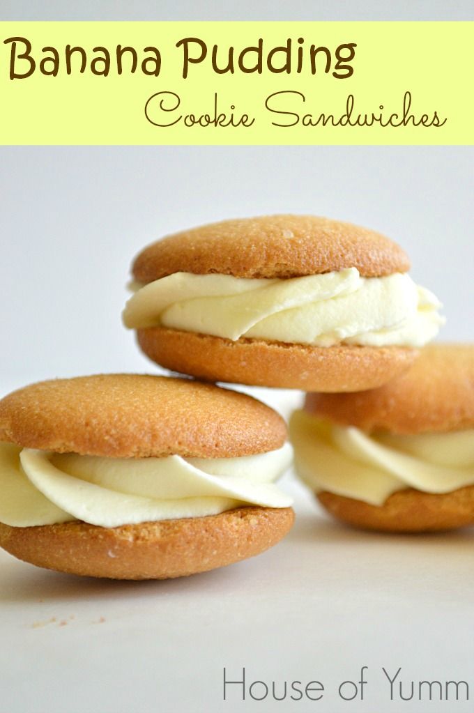 Banana Pudding Sandwiches