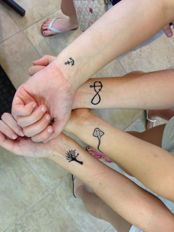 Best Friend Tattoo Design