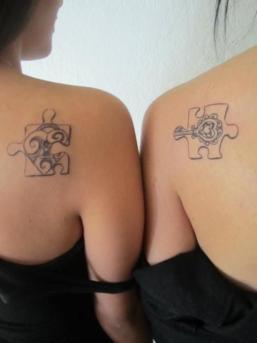 Best Friendship Tattoo on Shoulder